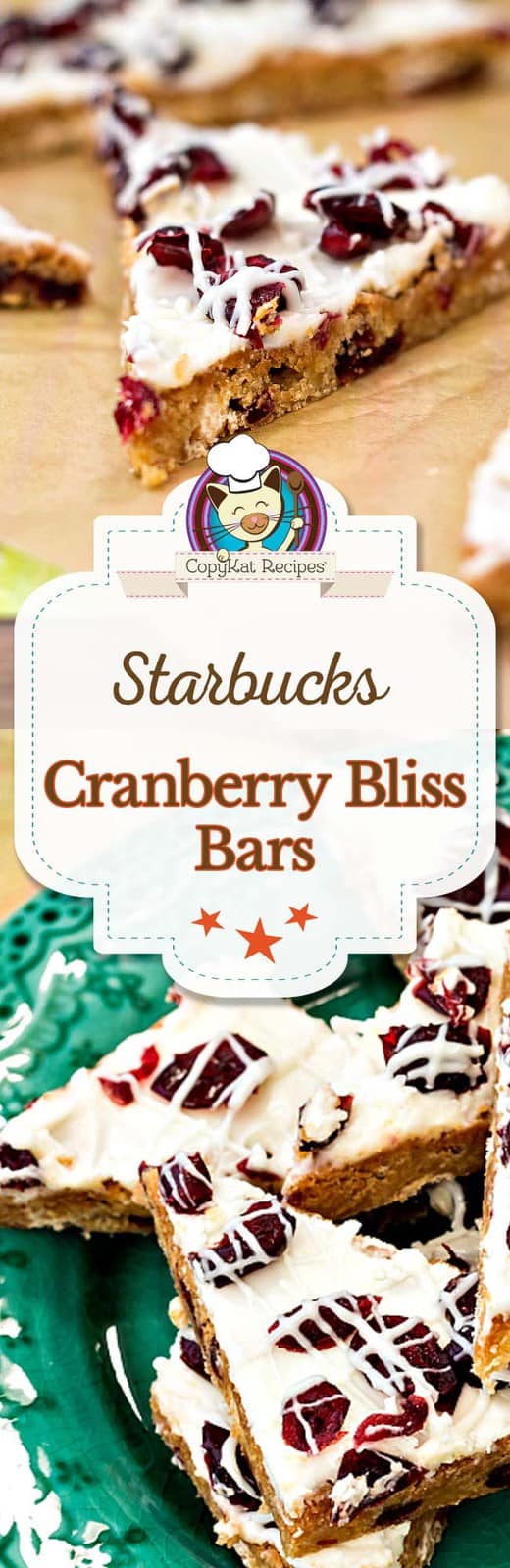 Make your own Starbucks Cranberry Bliss Bar at home with this easy copycat recipe. 