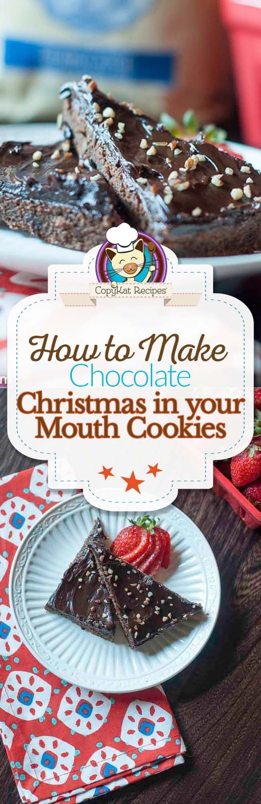 Make these delicious chocolate orange bar cookies, they taste like Christmas in your mouth! 