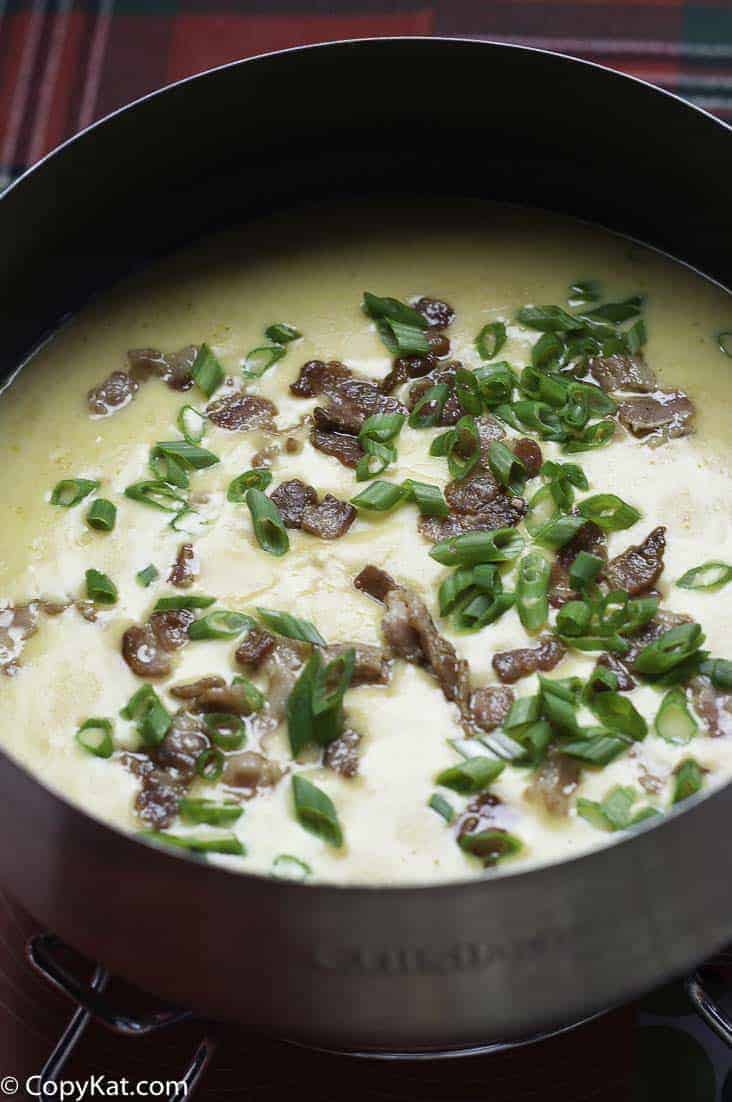 Try this delicious Bacon Cheddar Cheese Fondue 