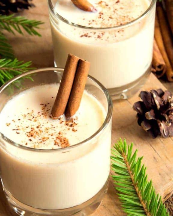 Make a delicious picture of Boozy Egg Nog, you will never buy commercial Egg Nog again!