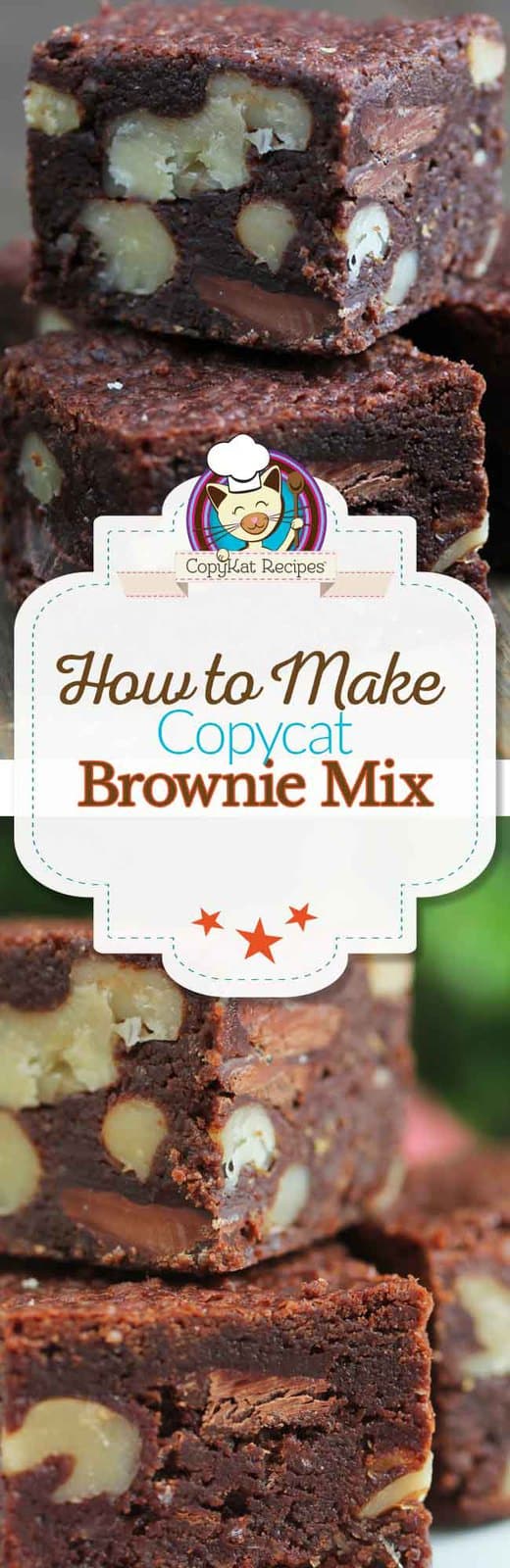 Make homemade brownie mix for the best brownies ever.   