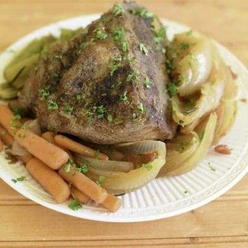 Even if you have never made a pot roast before, you can make a delicious braised pot roast with this easy recipe.