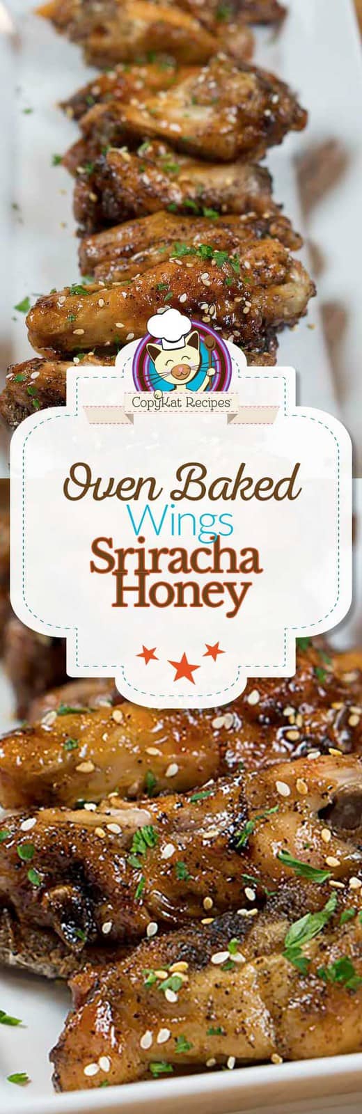You can make super crispy Sriracha honey wings in the oven.   You won't guess what the secret ingredient is. 