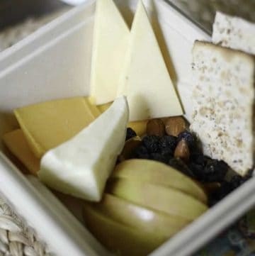 Make your own homemade Starbucks Cheese & Fruit Bistro Box at home with this copycat recipe.