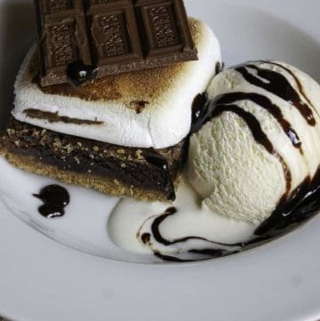 Homemade Cracker Barrel Campfire S'more dessert in a bowl