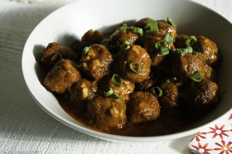 Enjoy buffalo style meatballs at your next party with this easy recipe. 