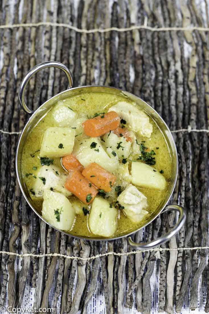 instant pot thai chicken curry with vegetables