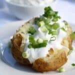 Make baked potatoes in a slow cooker, it's so easy to do.