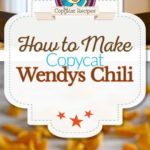 collage of copycat Wendy's Chili photos