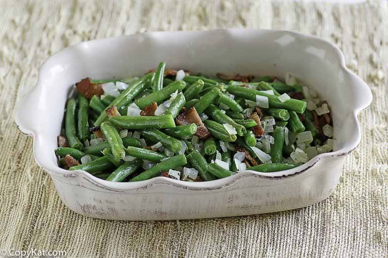 Country Green Beans with Bacon and Onions