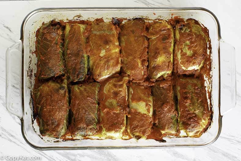 homemade stuffed cabbage rolls