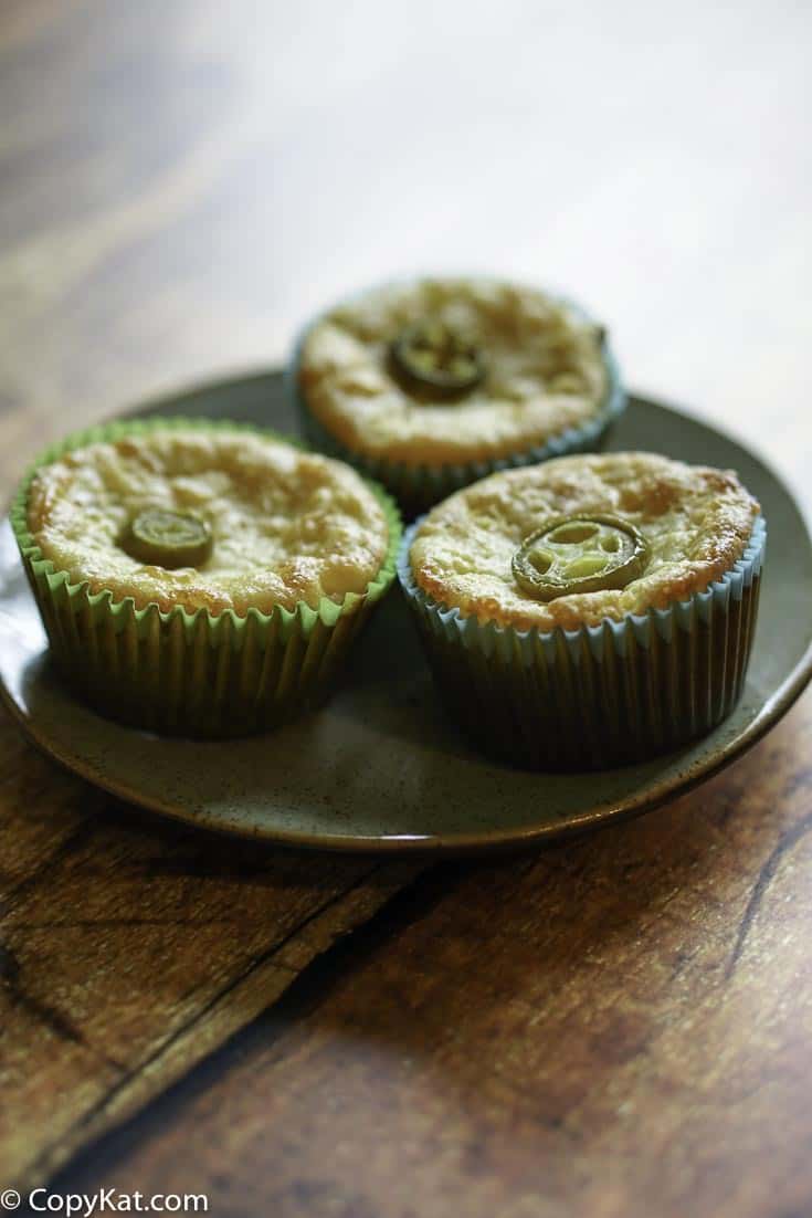 Make these amazing Cheesey Jalapeno Cornbread muffins, they pack a lot of flavor, and are so simple to make.