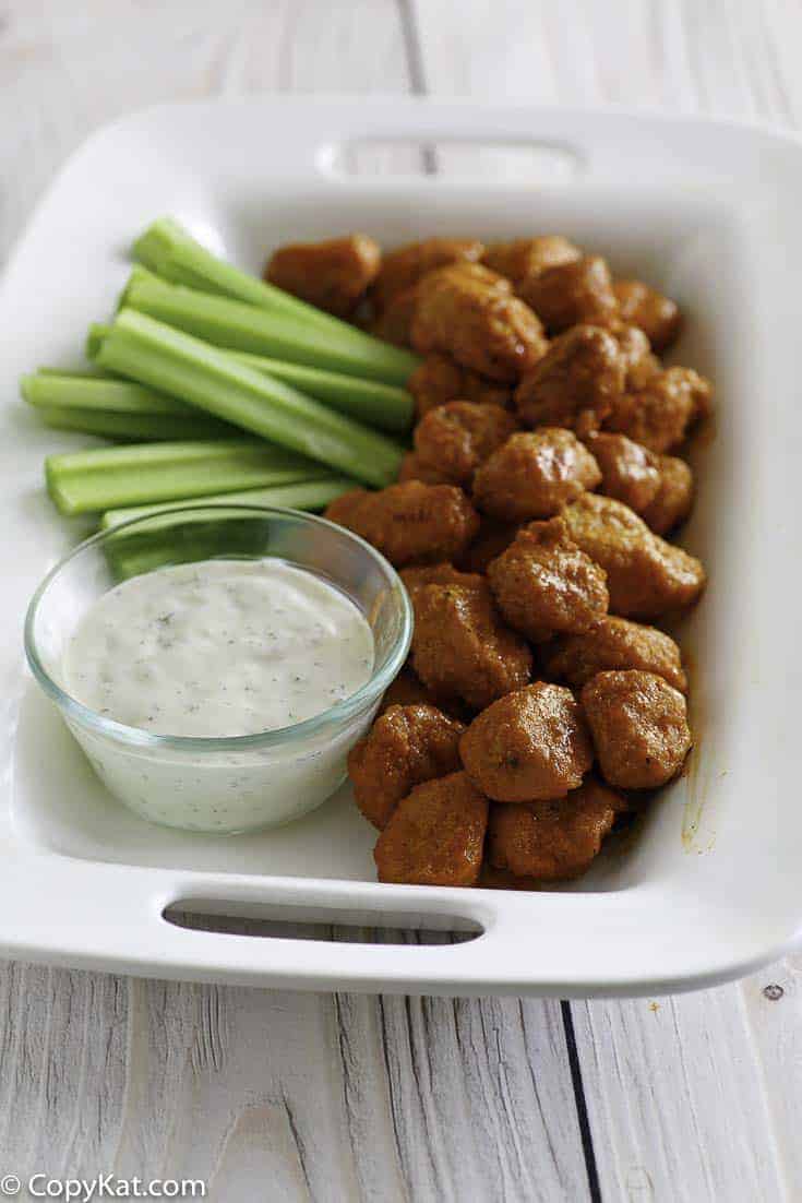 buffalo boneless chicken bites (wings)