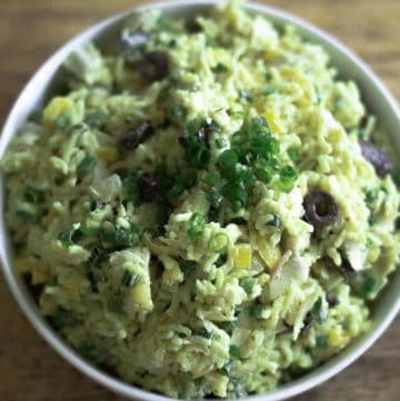 Classic Artichoke and Rice salad is so easy good and so easy to put together.