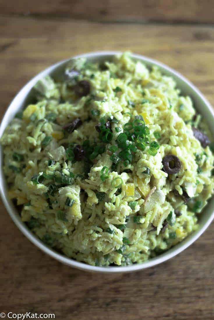 Classic Artichoke and Rice salad is so easy good and so easy to put together.  