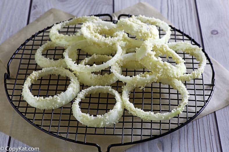 Homemade Red Robin Onion Rings before frying