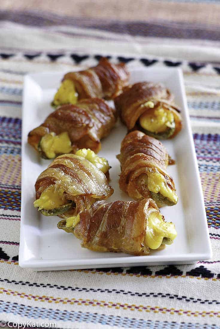 Air Fryer Bacon Wrapped Jalapeno Poppers image