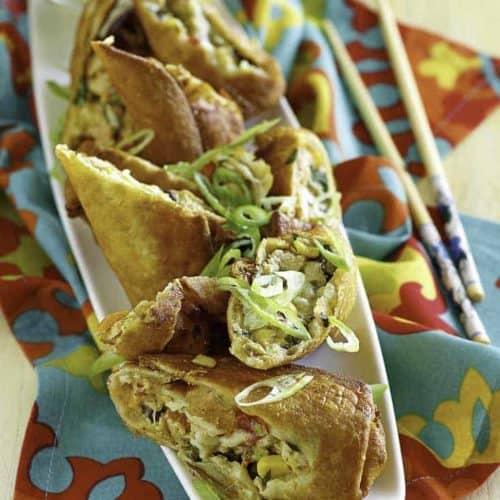 Easy Egg Rolls and Lilly Dot