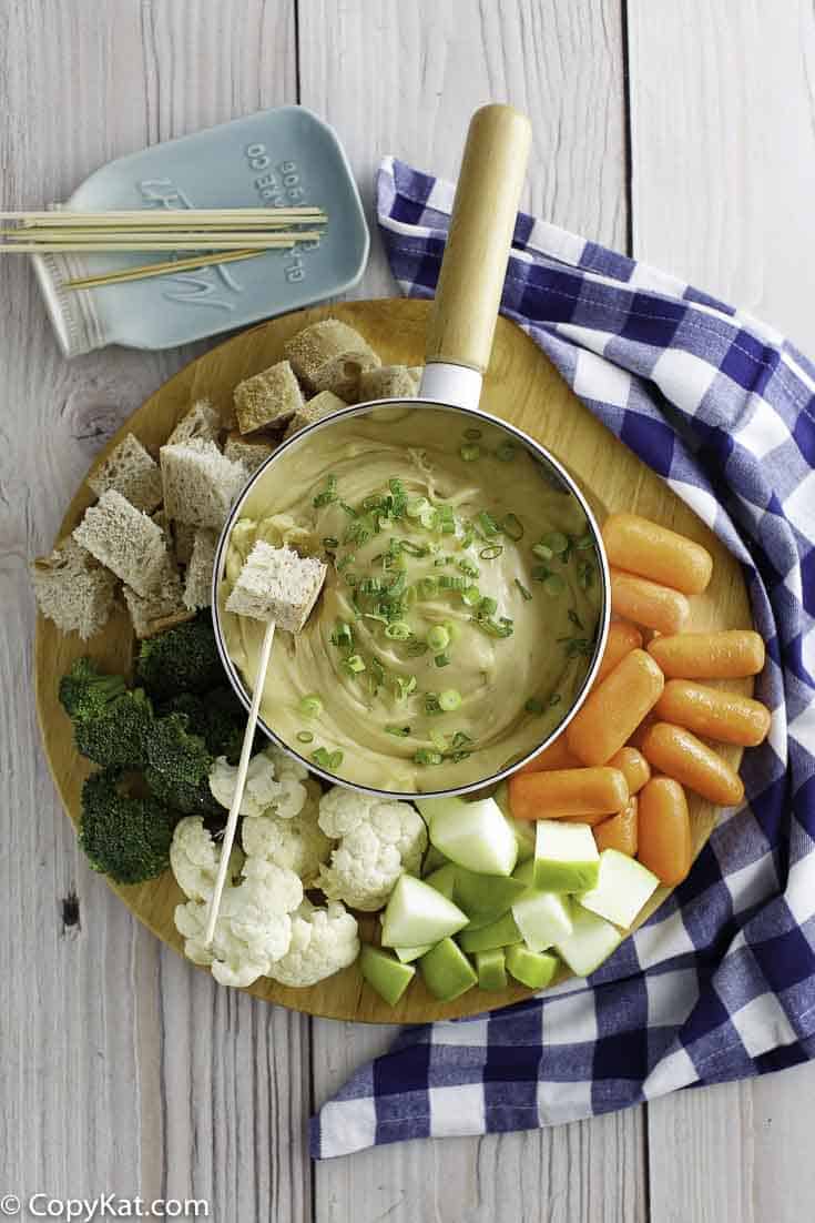 Three Cheese Fondue Recipe