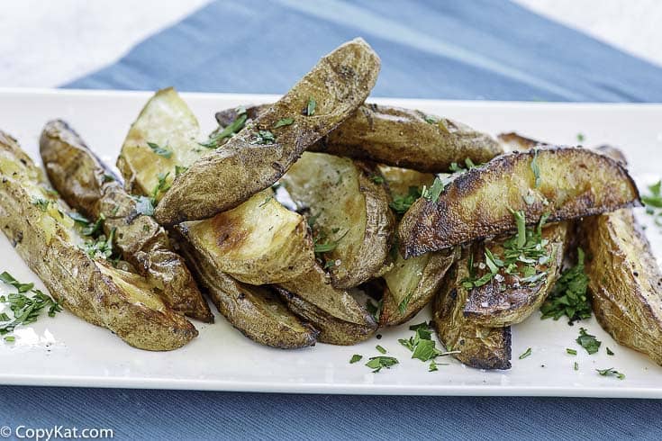 A plate of greek potatoes