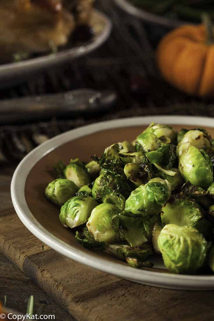 brussel sprouts that were roasted in the oven,