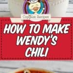 bowls of wendy's chili