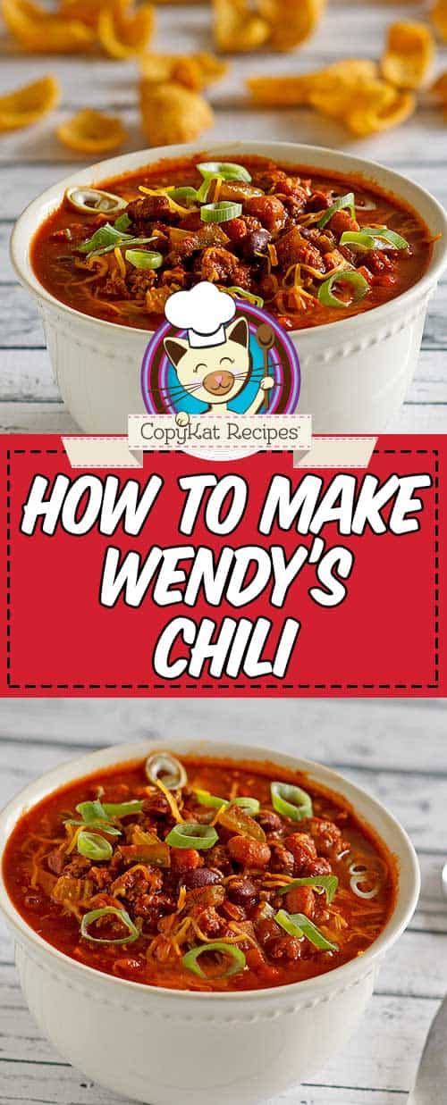 Wendy's Chili Recipe - Copycat - Make it at home