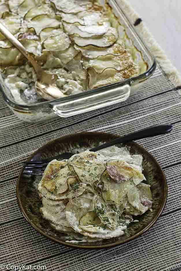 Scalloped Potatoes and Ham –