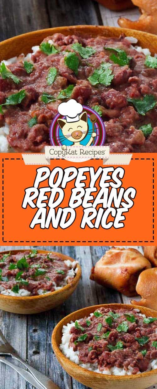 Copycat Popeyes Red Beans and Rice Recipe and Video