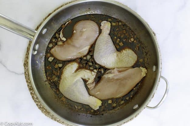 cooking chicken in shoyu sauce