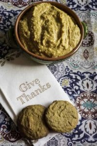 homemade ginger snap cookies and pumpkin pie dip