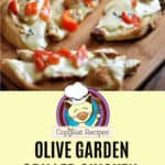 Olive Garden Grilled Chicken Flatbread