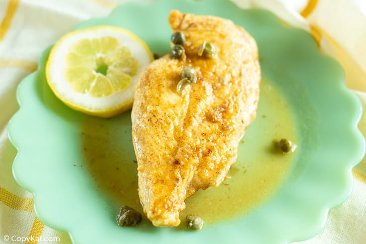 pan-seared lemon chicken with capers