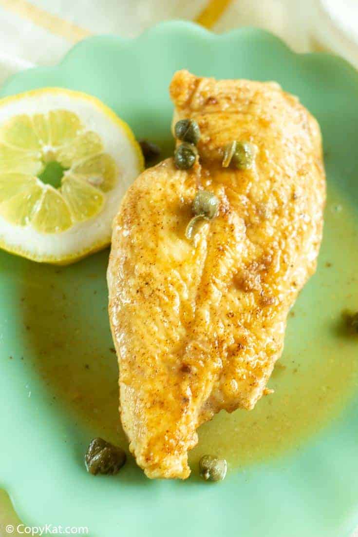Lemon chicken with capers