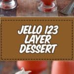 jello layered dessert