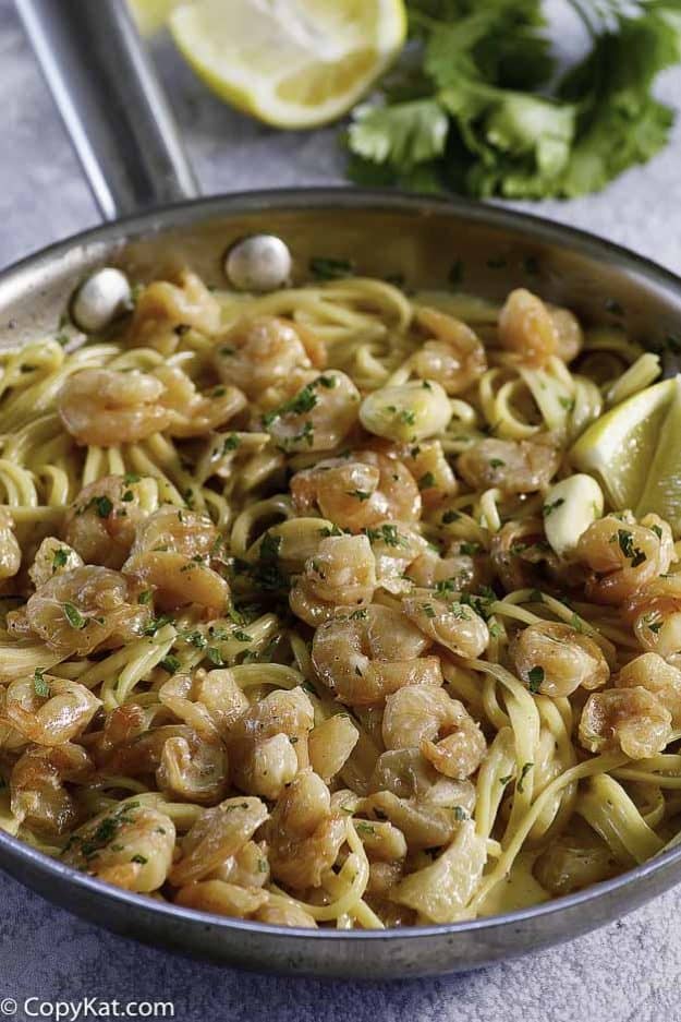 Shells Garlic Shrimp Pasta with White Wine Sauce CopyKat Recipes