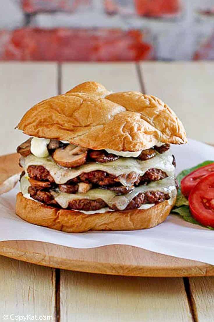 Smashburger Truffle Mushroom Swiss Burger - CopyKat Recipes