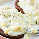 creamed eggs on toast