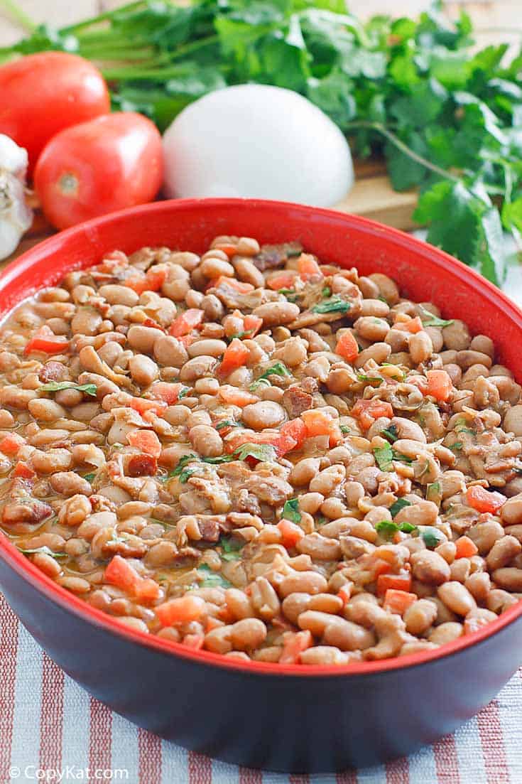 homemade Pappasitos Frijoles a la Charra (charro beans)