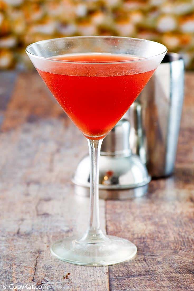 Washington Apple Cocktail in a martini glass