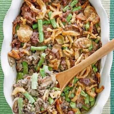 , Hamburger Green Bean Casserole | CopyKat Recipes