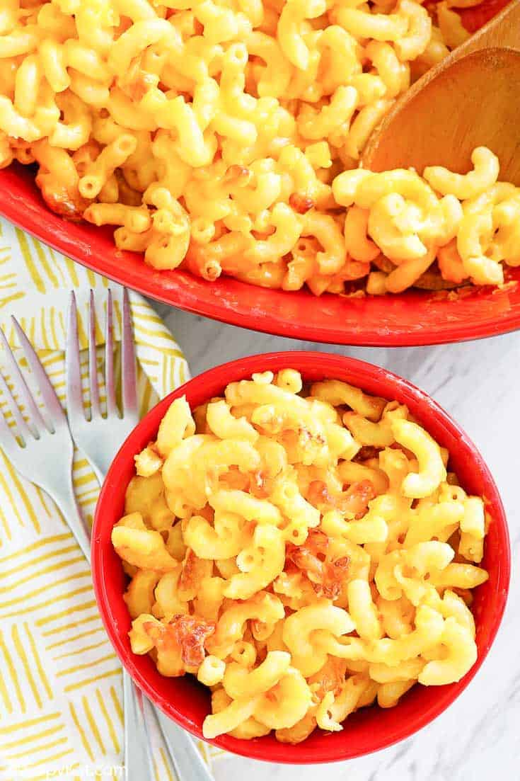 Three Cheese Mac & Cheese Recipe (made with almond milk!) - The Little  Kitchen