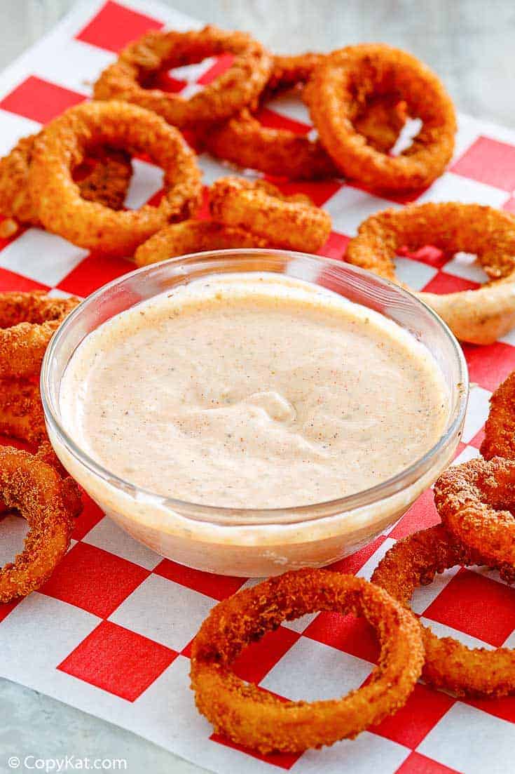 Outback's Blooming Onion and Dipping Sauce 