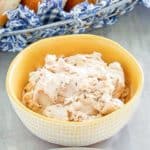 a bowl of homemade Panera honey walnut cream cheese