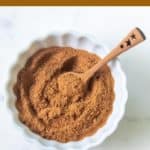 homemade pumpkin pie spice mix in a small bowl