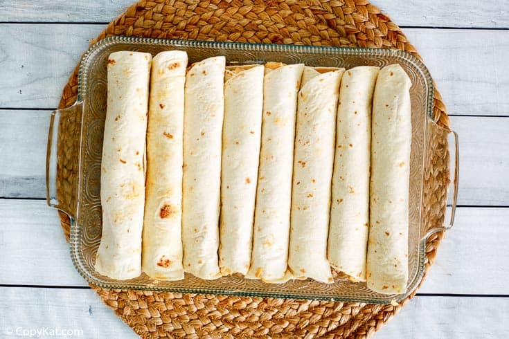 cream cheese enchiladas in a sultry dish