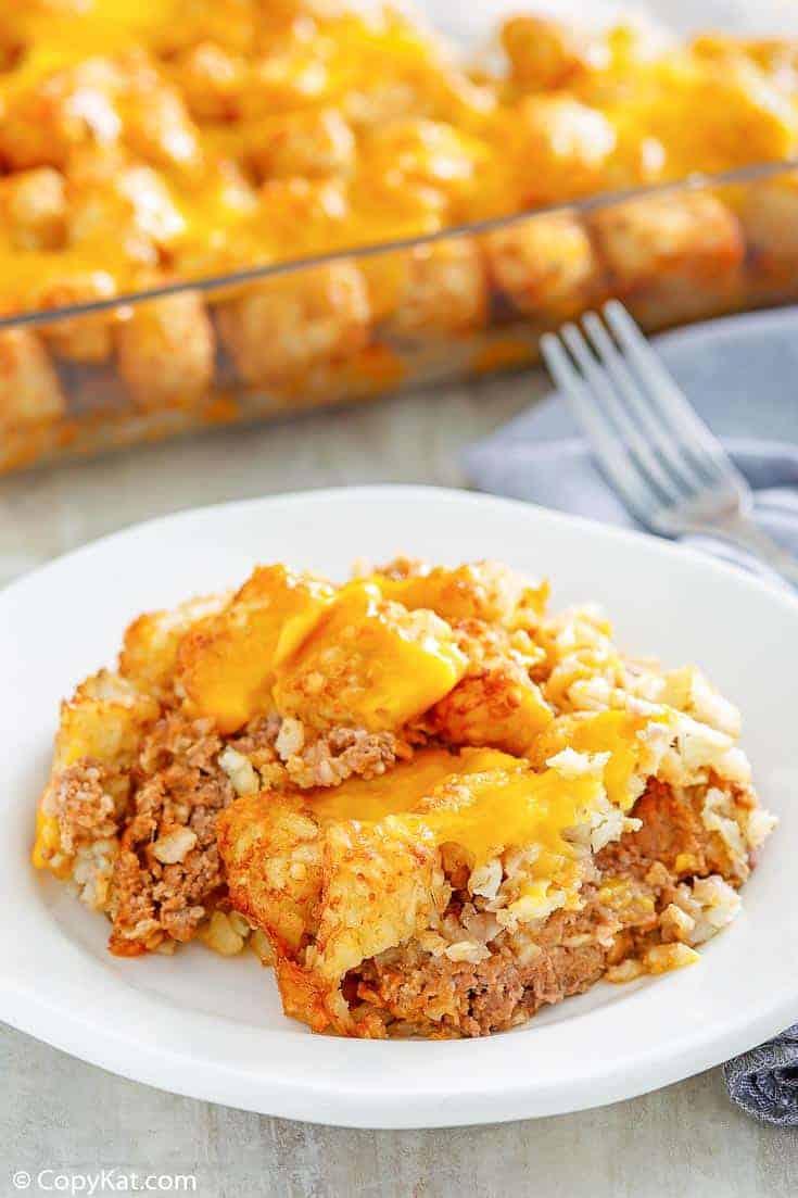 Hamburger Tater Tot Casserole