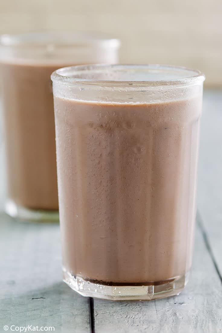 Kahlua mudslide cocktail in a glass