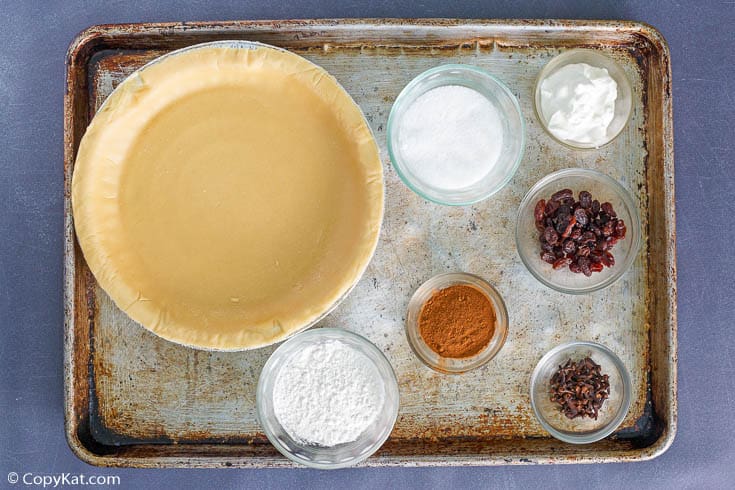 sour cream raisin pie ingredients