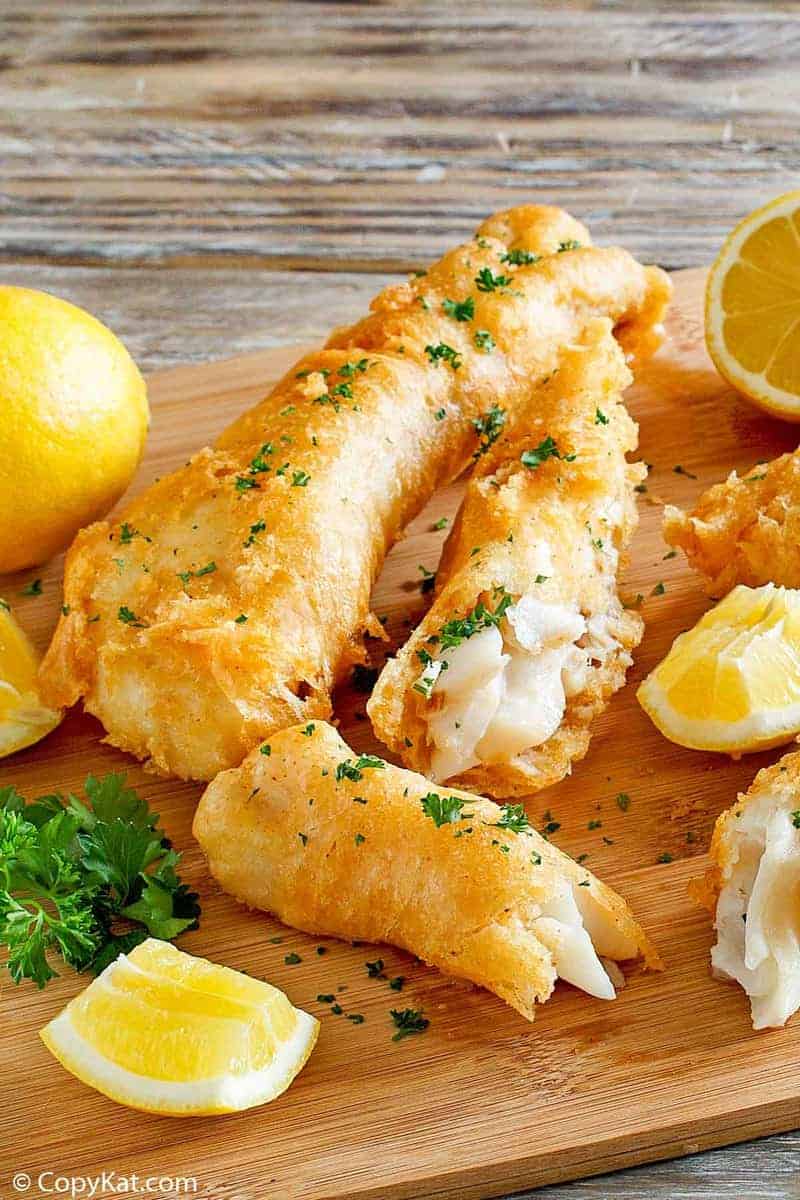 Homemade tempura batter fish and chips recipe